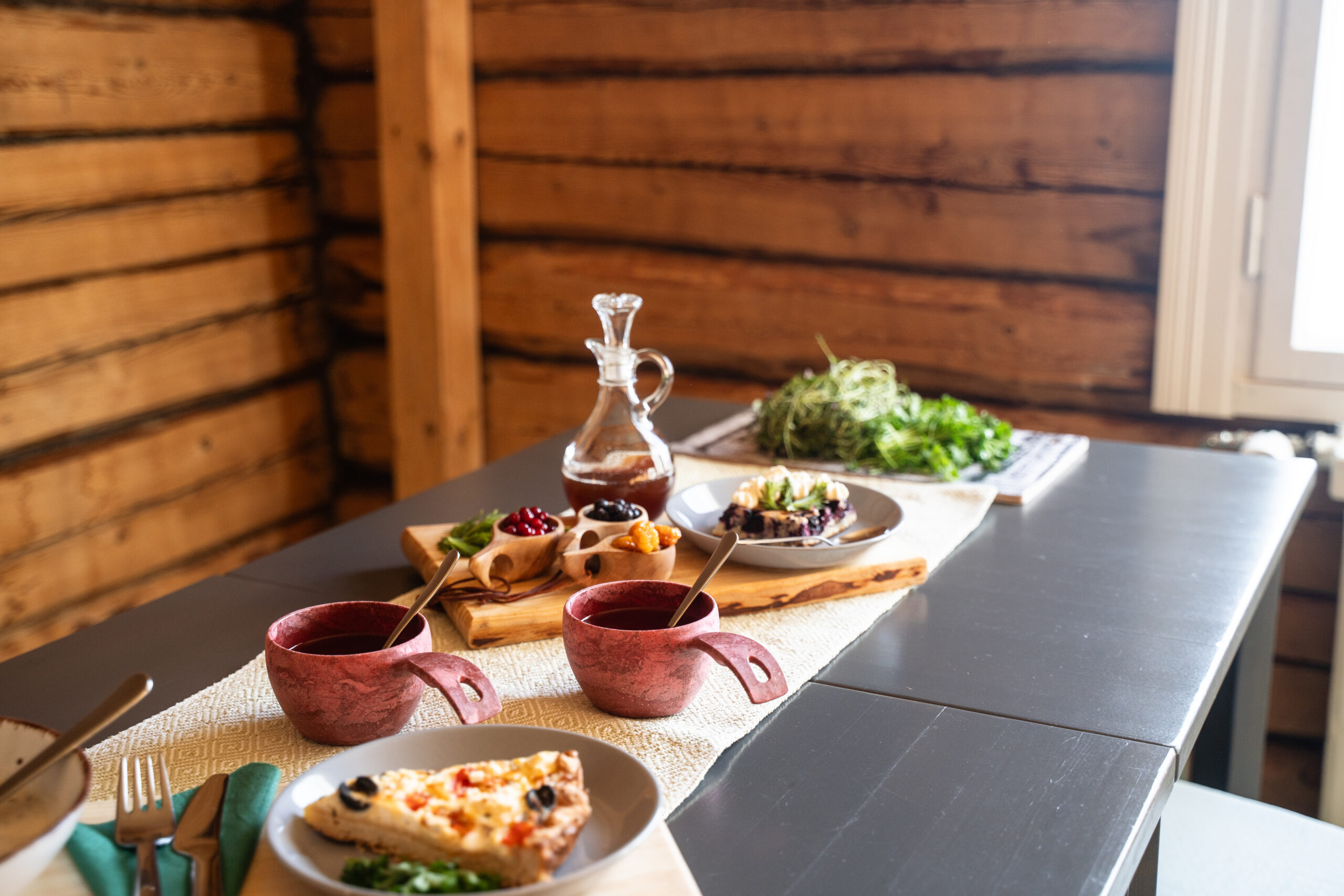 Loppula nature café in the Sanginjoki forest