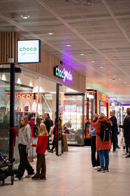 Chocosomnia i kjøpesenteret Valkea i Oulu